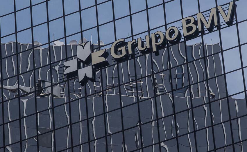 Mexico's stock exchange building, the Bolsa Mexicana de Valores