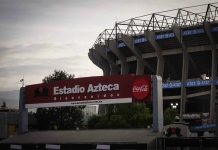 Mexico City's Azteca Stadium, where box owners say they won't let FIFA control their seats for the World Cup in 2026