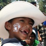 Little kid smiling