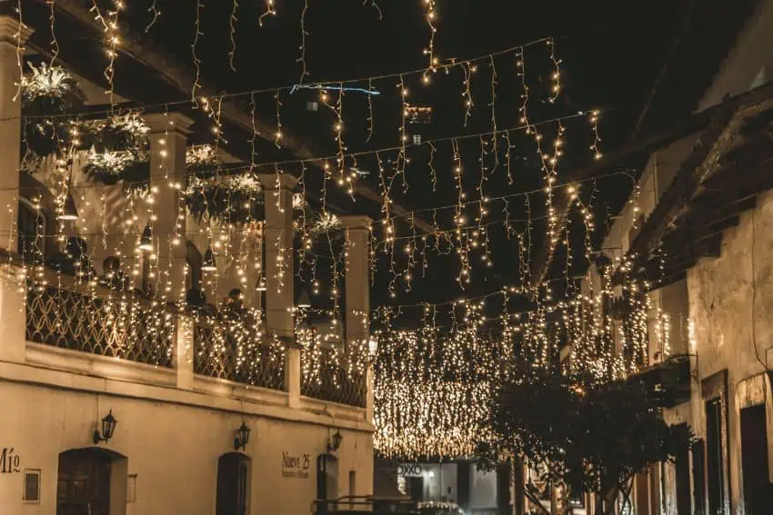 Taxco at night.